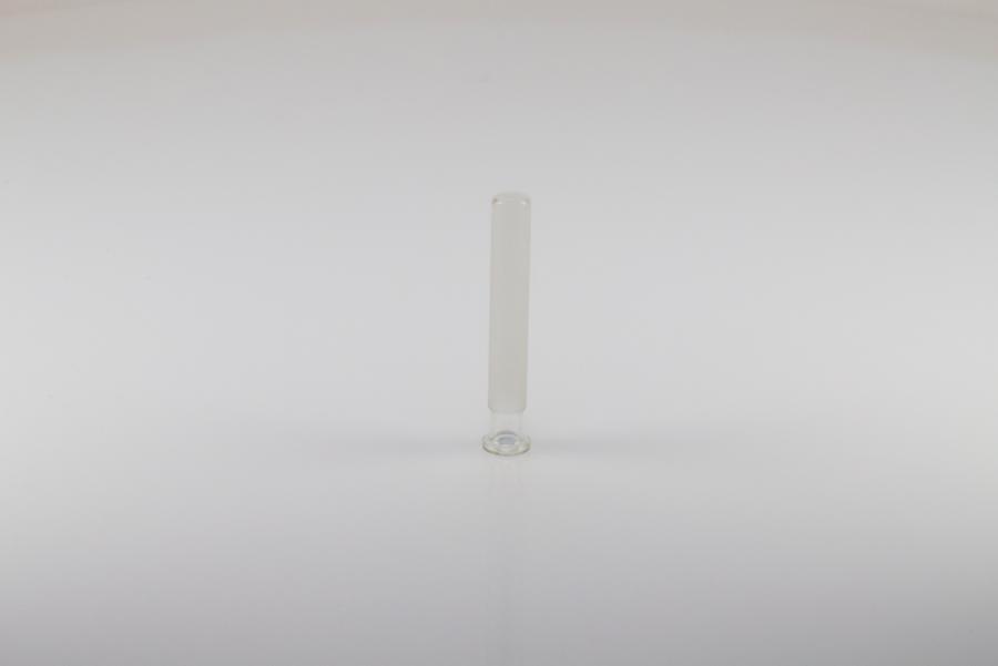 Seringue en verre de 5ml, avec extrémité métallique et aiguille métallique