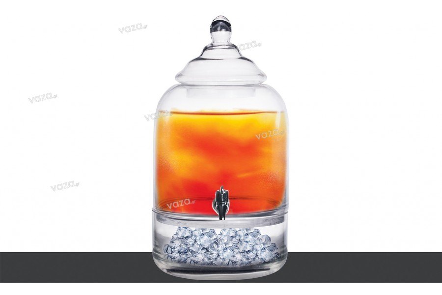 Bouteille en verre de 3000ml avec robinet pour bocal en verre