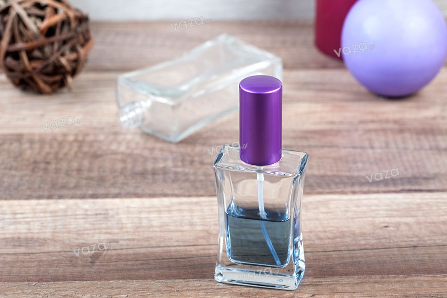 Flacon à parfum verre forme fiole 50 ml