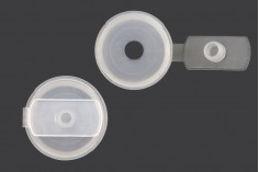 Tappo in plastica (PE) con coperchio (quadrato) - diametro 19 mm - 50 pz