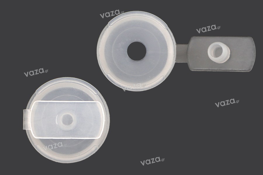 Tappo in plastica (PE) con coperchio (quadrato) - diametro 19 mm - 50 pz