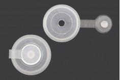 Tappo in plastica (PE) con coperchio (vite) - diametro 19 mm - 50 pz