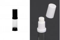 Plastic 5ml airless lotion cream pump bottle