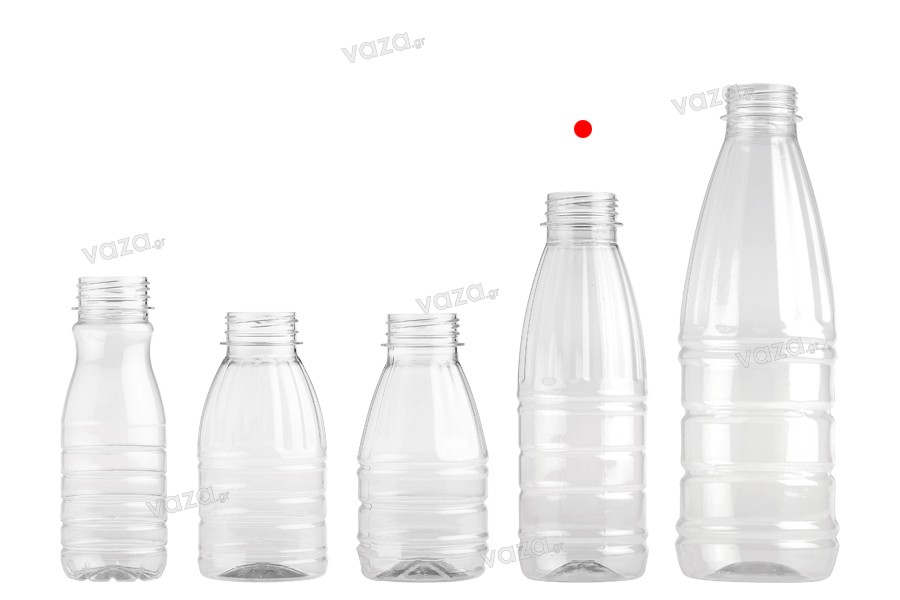 Bottiglia d'acqua in vetro 500ml (500 ml, Trasparente, Body