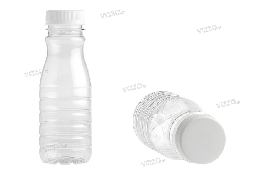 Bottiglia PET 250ml con tappo bianco OV, Flaconi per medicinali in PET, Prodotti in materiale plastico