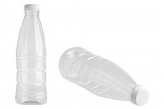 Pdtoweb 500/1000 ml bouteille d'eau en carton de lait bouteilles de lait  carrées transparentes en plastique étanches – acheter aux petits prix dans  la