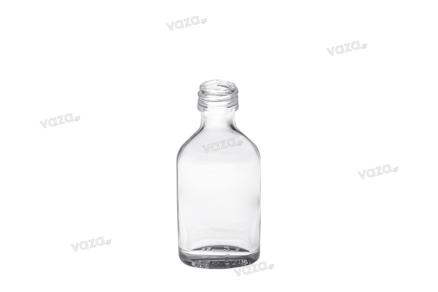 Flacon 20 ml en forme plate - flasque
