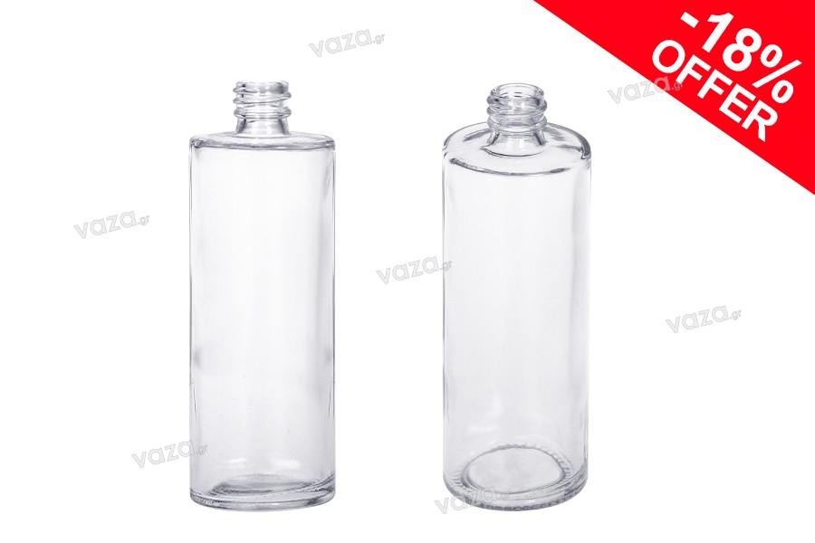 Offre ! Flacon de parfum rond en verre (18/415) 100 ml - De 0,66€ à 0,54€  la pièce (quantité minimum de commande : 1 boîte)