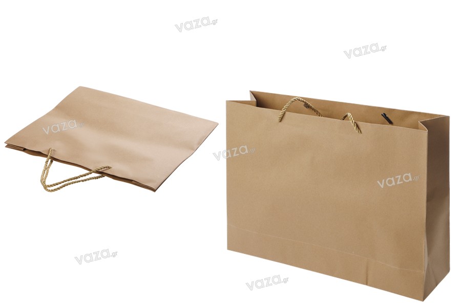 Borsa da regalo in carta con cordino ritorto 340x90x270 mm – 12 pz