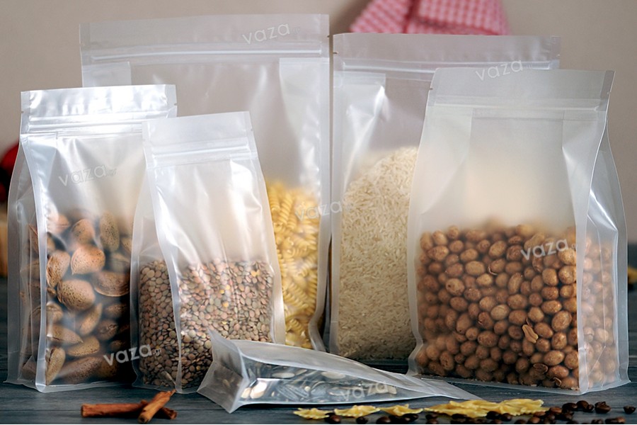 Sacchetti per alimenti chiusura a zip sacchetto di plastica per la