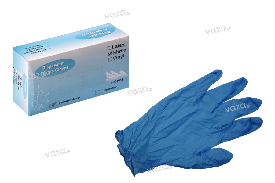 100 Papstar gants jetables Latex, Taille XL bleu, acheter à prix économique  chez OTTO Office.