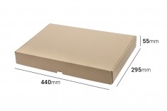 Scatola da imballaggio marrone 440x295x55 mm – 20 pz