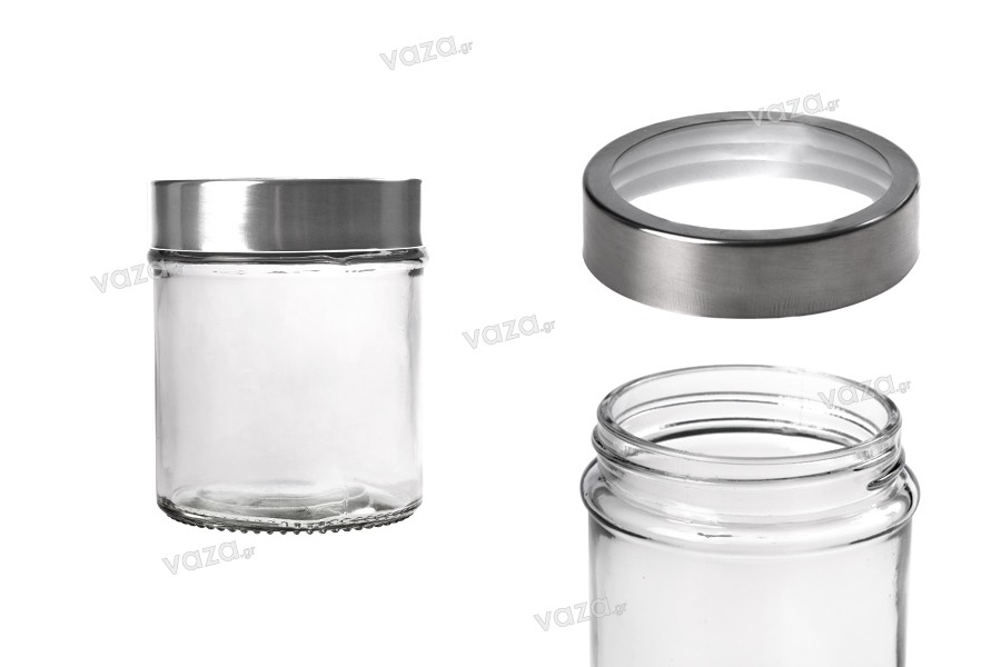 Couvercles en aluminium pour pot en verre