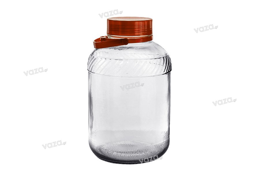 Grandes bouteilles en verre avec des capacités de 4 litres à 16 litres